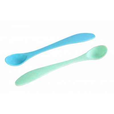 Набор детской посуды Baby Team ложечек 2 шт (6101_голубой_и_бирюзовый) Винница