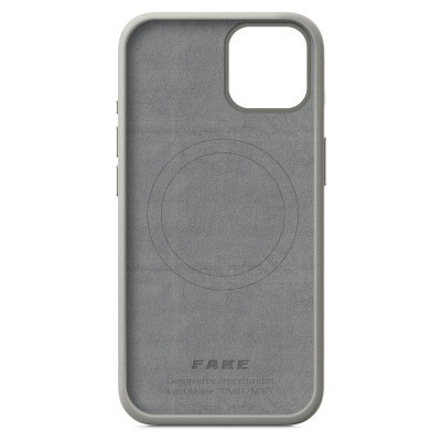 Чехол для мобильного телефона Armorstandart FAKE Leather Case Apple iPhone 15 Grey (ARM76289) Винница - изображение 2