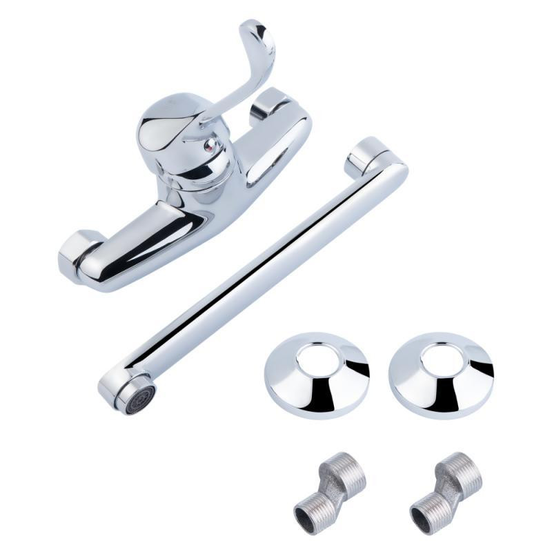 Змішувач для кухні настінний, ліктьовий Lidz Watt 009 (k35) LDWAT009CRM34862 Chrome Харків - фото 5