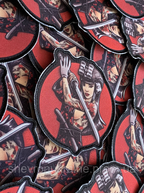 Печатный шеврон Куноити (Форма круг. На липучке) Размер 9x8.5см Киев - изображение 2