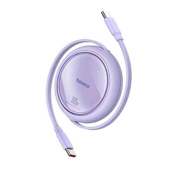 Кабель Type-C Baseus Free2Draw Mini висувний 100W 1m Nebula Purple P10364500511-00 Одеса