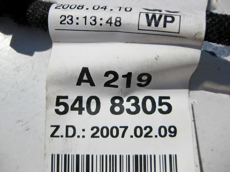 Mercedes-Benz  A2195408305 Джгут електропроводки задніх дверей CLS C219 Одеса - фото 3