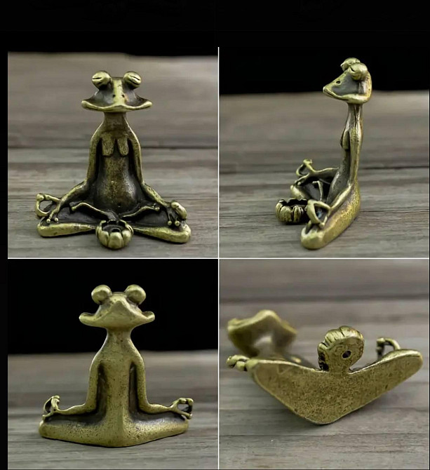 Подставка для благовоний «Лягушка в медитации» – декоративный держатель Киев - изображение 5