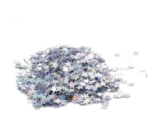 Конфетти Звезды для праздника жесткий 15 г 10 мм перламутровый Киев