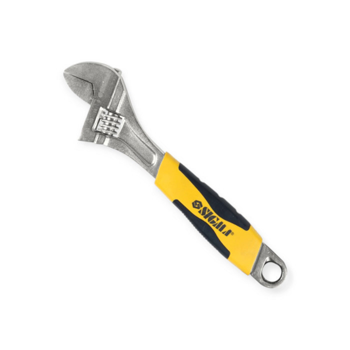 Ключ розвідний 200 мм гумовий CrV Мукачево - фото 1