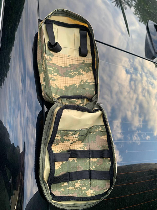Аптечка тактична піксель, підсумок під аптечку ВСУ військова аптечка сумка для медикаментів Днепр - изображение 4
