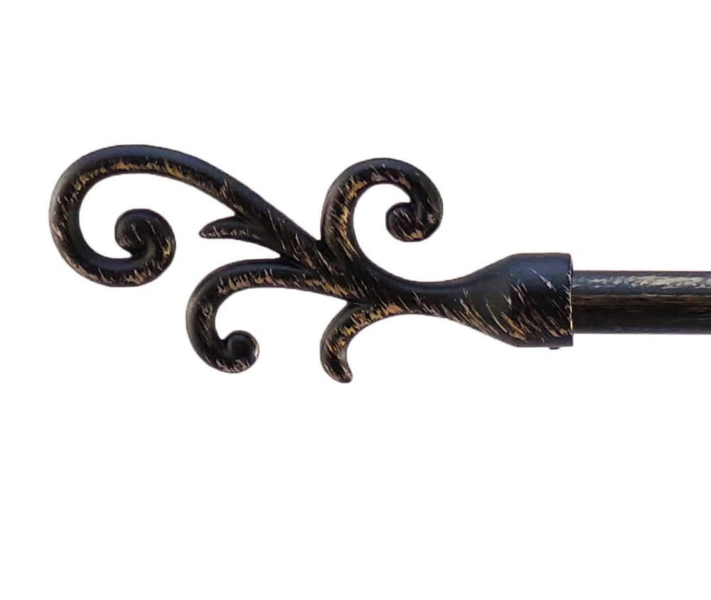 Закінчення для карнизу Orvit ФАЛА 16 мм ЧОРНЕ ЗОЛОТО Львов - изображение 1