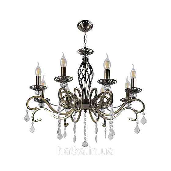 Люстра класична Sirius N1208/8 на 8 лампочек Київ