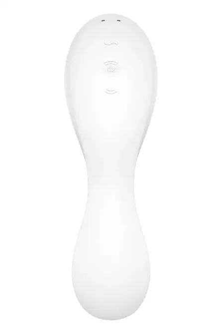 Вакуумный смарт-стимулятор с вибрацией Satisfyer Curvy Trinity 5 (White), управление со смартфона Львов - изображение 5