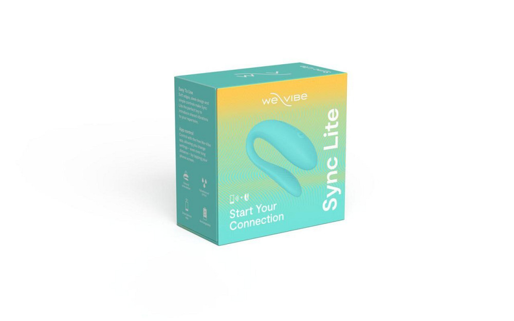 Смарт-вибратор для пар We-Vibe Sync Lite Aqua, 10 виброрежимов, можно совмещать с проникающим сексом Sex Aura Киев - изображение 9