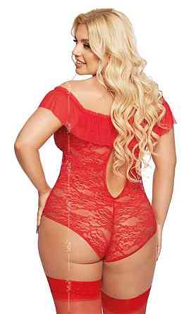 Боді - Kamila, red - 3XL Sex Aura Київ