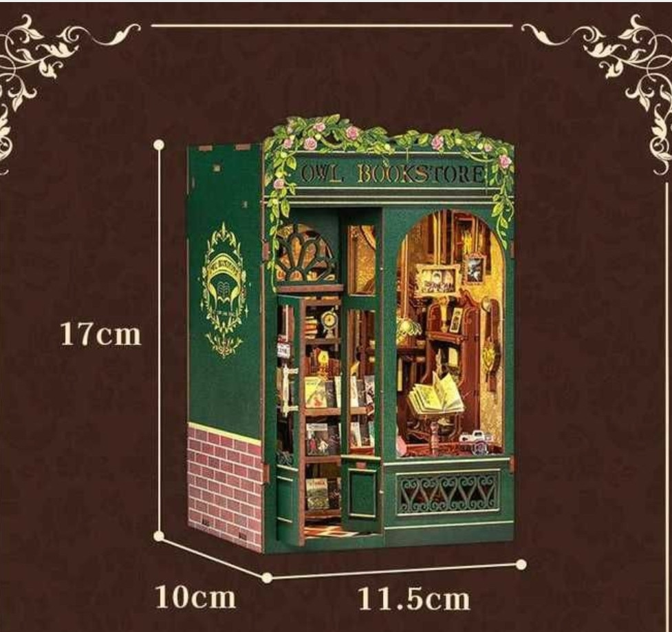 Румбокс книжный магазин совы, интерьерный конструктор своими руками. Харьков - изображение 4