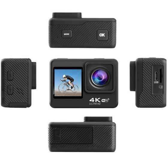 Екшн-камера водонепроникна спортивна CSZ-Q60AR 9464 з пультом, чорна Винница