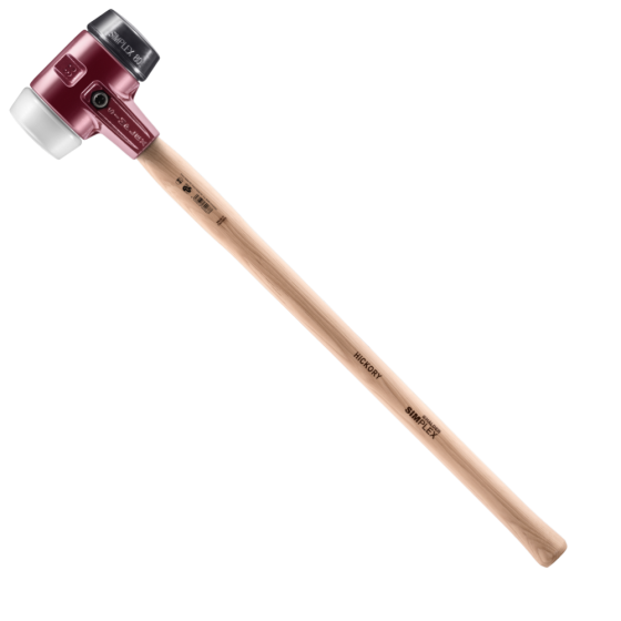 Кувалда HALDER Simplex 3027 насадки із чорної гуми, білого суперпластику Одеса