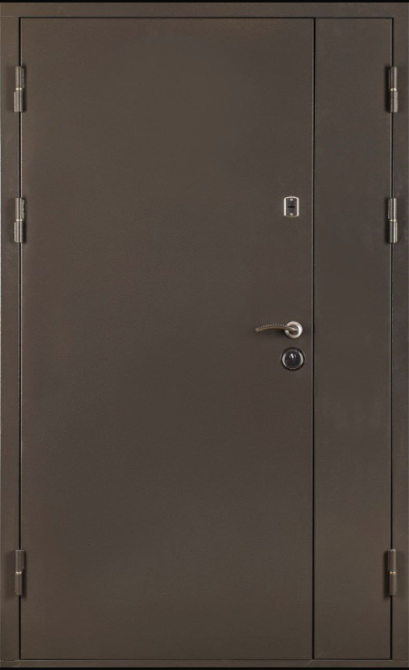 Двері вхідні Артіз ПРЕСТИЖ Б-324 RAL 8019 / Дуб бронзовий 1200х2050 мм Київ - фото 1