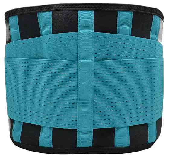 Пояс компрессійний MadMax MFA-277 Slimming belt Black/turquoise M Кам'янське