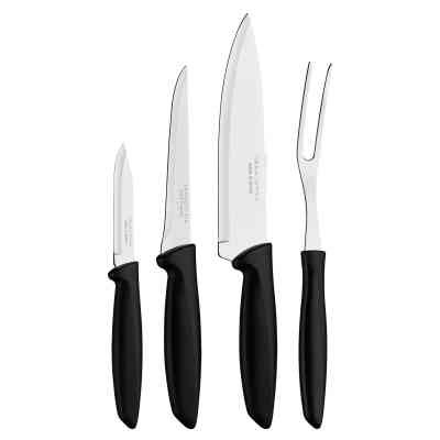 Набор ножей Tramontina Plenus Black 4 шт (23498/031) Винница