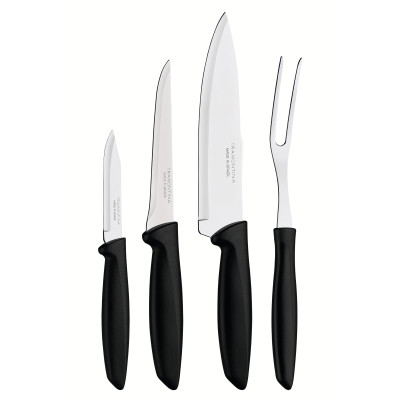 Набір ножів Tramontina Plenus Black 4 шт (23498/031) Вінниця - фото 1