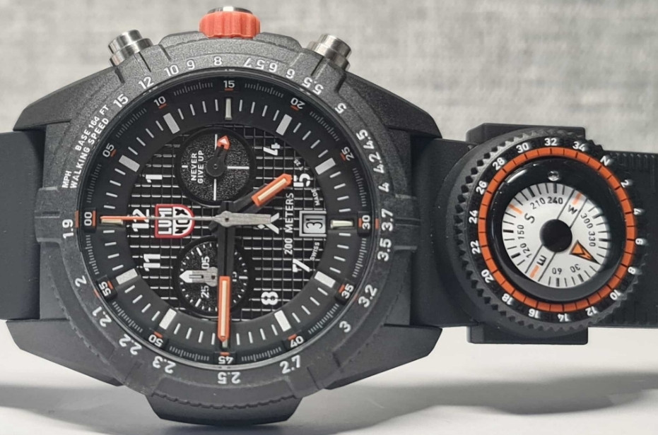 Мужские часы времени Luminox 3782 Bear Grylls 45mm Carbon Triririum. Киев - изображение 5