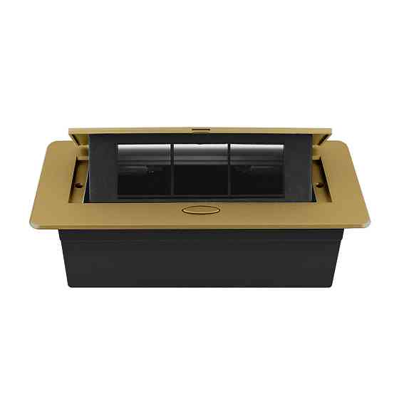 LIVOLO Розетковий люк LIVOLO золотий, вбудований у стільницю, меблевий пустий корпус без розето Коломыя