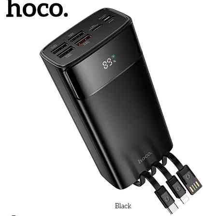 Повербанк Hoco DB89B 30000mAh 22.5W кабелі дисплей ліхтарик. Харків