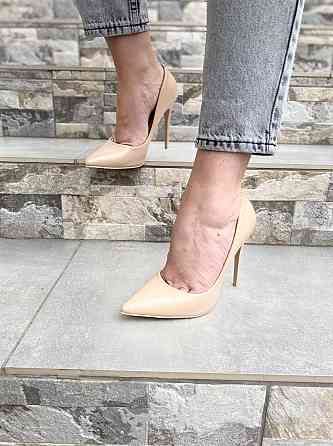 Comer Туфлі жіночі COMER капучіно еко-шкіра каблук 11см розміри 36-40 (4959) Коломыя