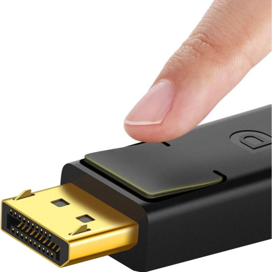 Кабель UGREEN DP Male to Male Cable 1m (Black) Київ