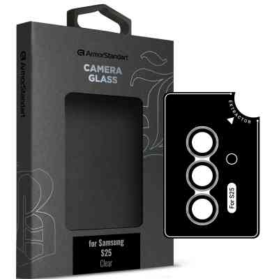 Скло захисне Armorstandart Camera Supreme BI Samsung S25 Clear (ARM83219) Вінниця