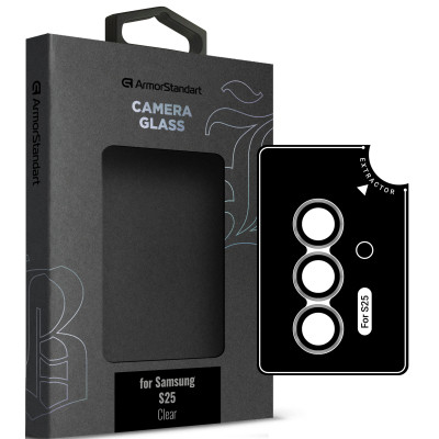 Скло захисне Armorstandart Camera Supreme BI Samsung S25 Clear (ARM83219) Вінниця - фото 1