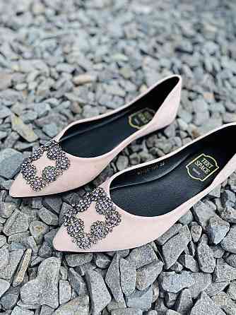 Балетки жіночі TEE Tspace -106 пудра (весна-осінь, еко-замша) (3970) 37 Коломия