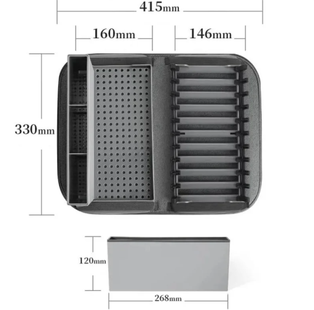 Сушилка для посуды складная компактная, пластиковая, универсальная для кухни, легко хранить и переносить Одесса - изображение 2