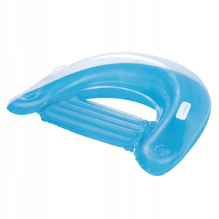 Кресло надувное с ручками и держателями для напитков Bestway 43118 голубое, 152 x 99 см Киев - изображение 1