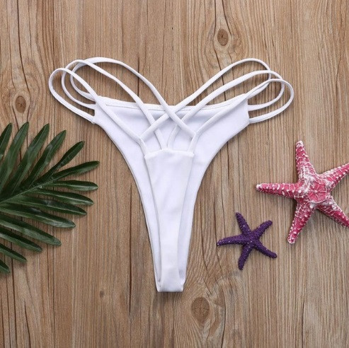 Стрінги для купальника жіночі білий Київ - фото 3