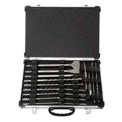 Набір свердел і зубил для перфоратора в кейсі Київ