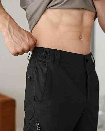 Штани чоловічі ріп-стоп чорні. Штани ріп-стоп повсякденні чорні Pobedov Expedition Київ