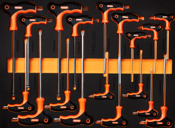 Візок для інструментів 7 ящиків 258 елемент Kraft&Dele (Польща) Київ