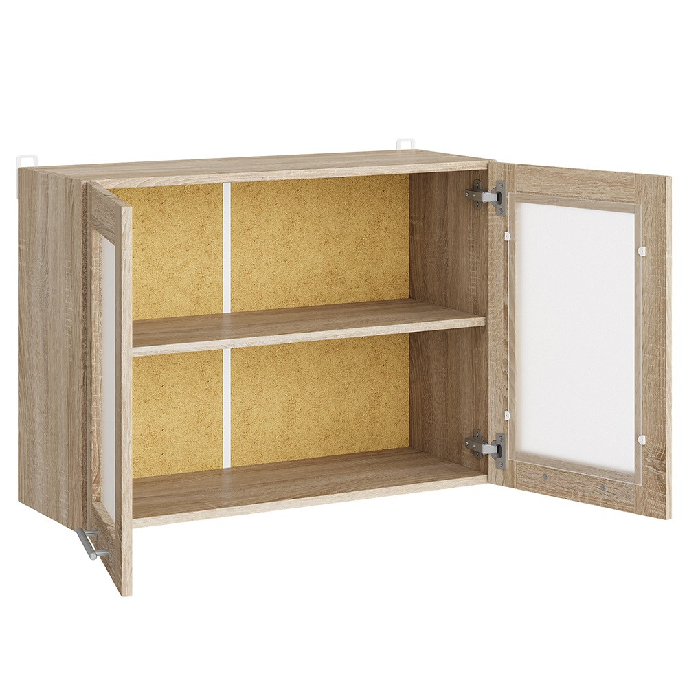 Кухонный модуль витрина Эверест Эко 800 дуб сонома/сонома 80х30х58 см (DTM-071054) Львов - изображение 2