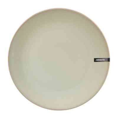 Тарелка Ardesto Lecco Сіра 27 см Обідня (AR2927LRG) Винница