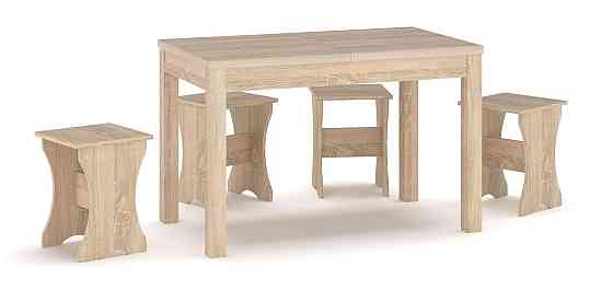 Кухонный стол не раздвижной Наполеон Мебель-Сервис - Дуб Самоа Львов