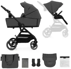 Детская коляска Kinderkraft Yoxi Grey Głęboko Spacerowy Киев