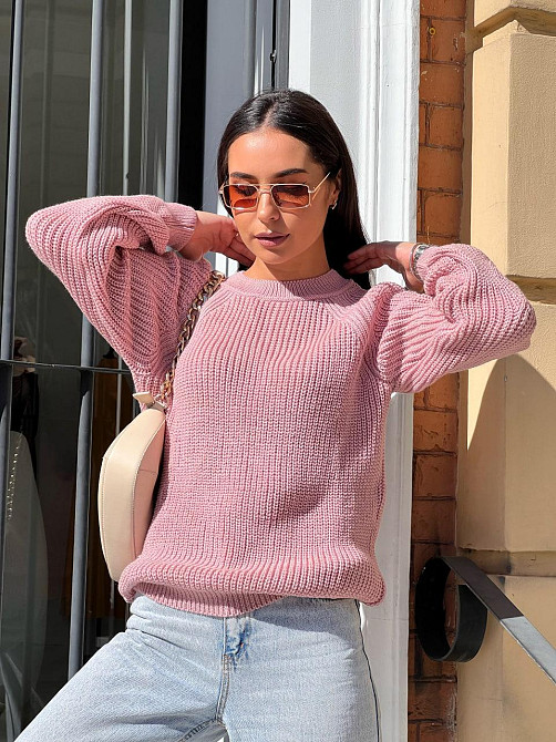 Жіночий яскравий стильний в'язаний светр.  42-48р Київ - фото 6