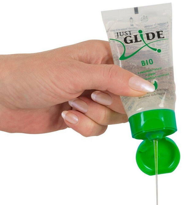 Веганський органічний гель-лубрикант - Just Glide Bio, 50 ml Sex Aura Київ - фото 3