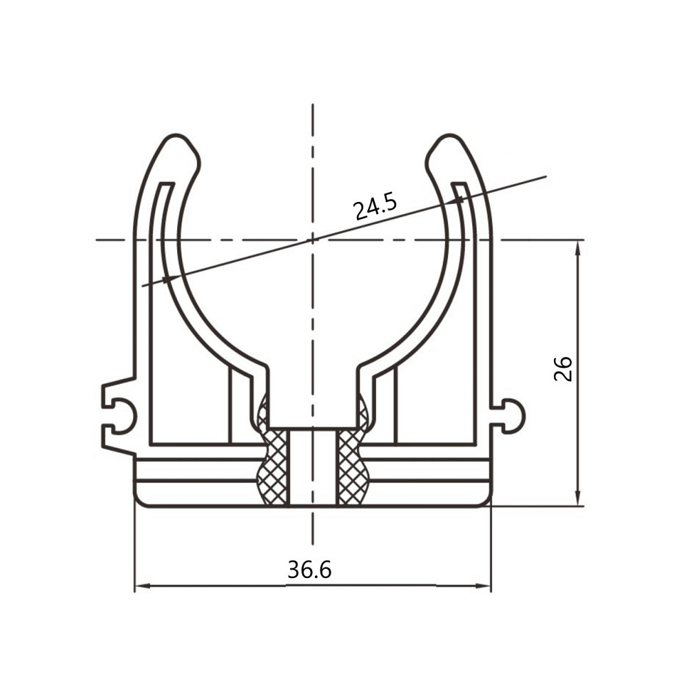 Кріплення PPR Blue Ocean "Білий" 25 Київ - фото 2