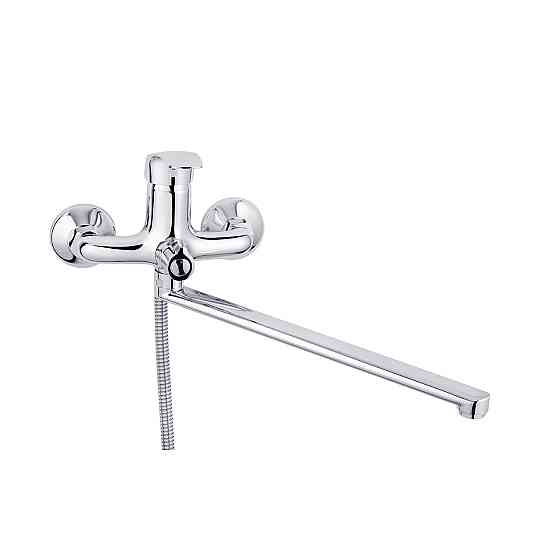 Змішувач для ванни Kroner KRP Konstante - C072 з душовим гарнітуром, хром Київ