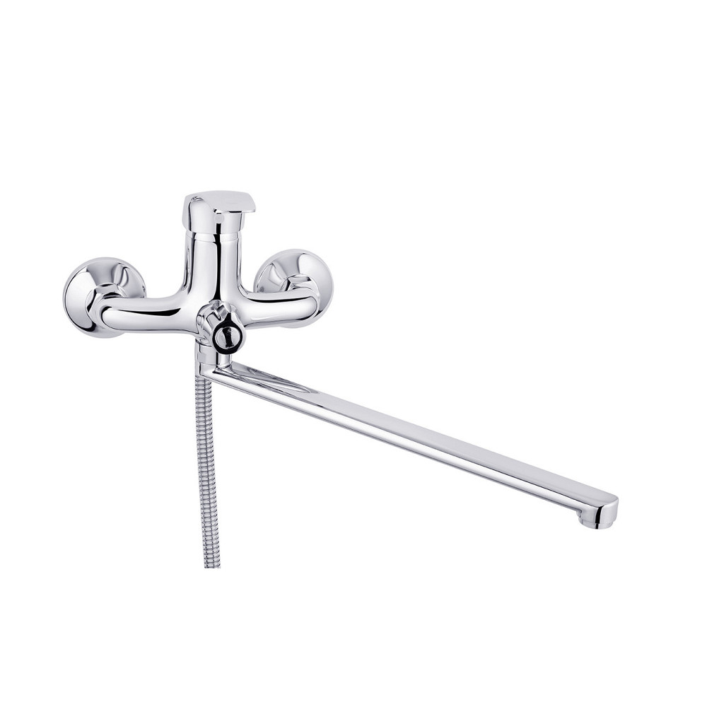 Змішувач для ванни Kroner KRP Konstante - C072 з душовим гарнітуром, хром Київ - фото 1