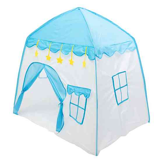Дитячий ігровий намет будиночок 125×100×120 см намет будиночок для дітей Блакитний HP-S-1NDBL Коломыя