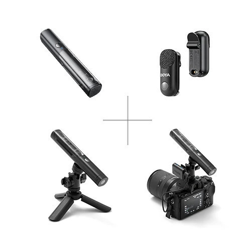 Мікрофон 3в1 петличний настільний ручний Type-C Boya Magic 05 Київ - фото 2