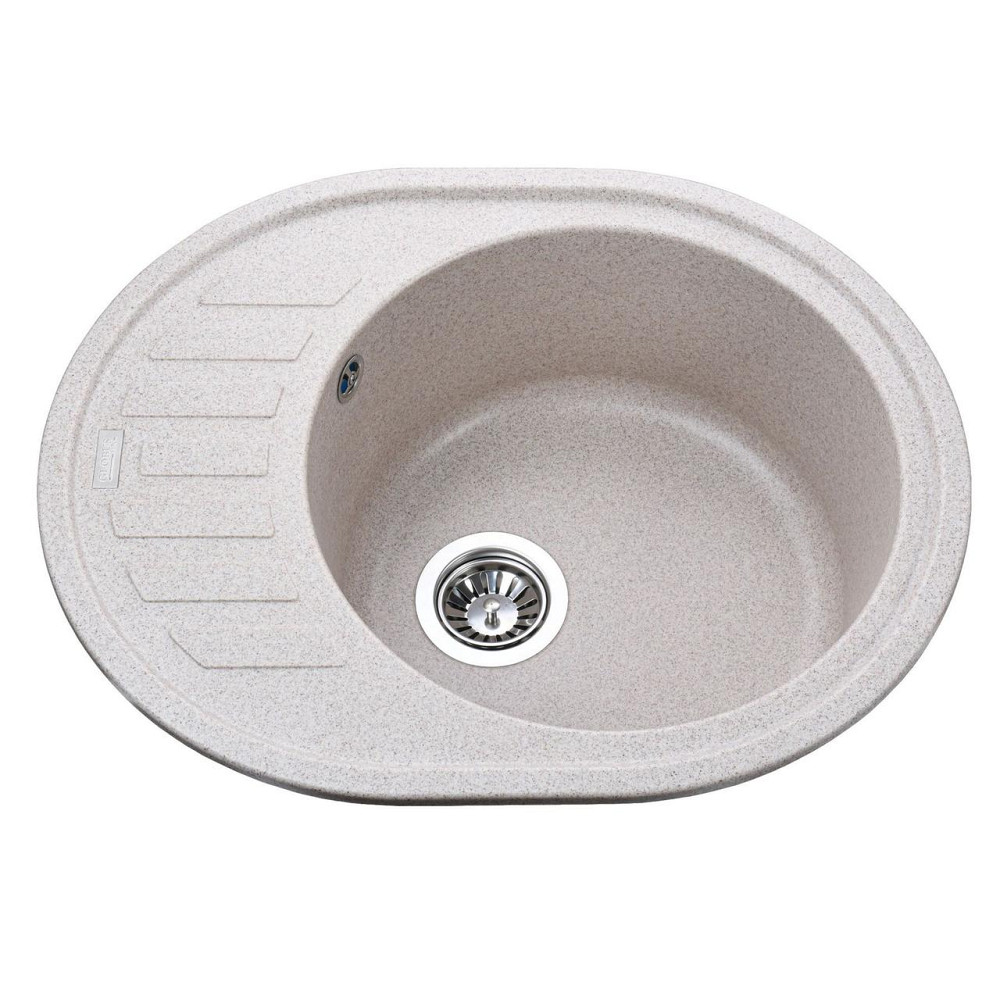 Гранітна мийка Globus Lux ARNO мигдаль 620х500-А0008 (000020963) Київ - фото 1