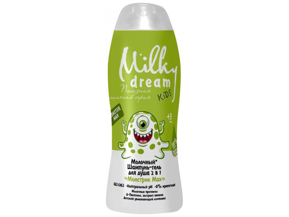 Milky Dream шампунь-гель для душу 2в1 "Монстрик Мах" 300 мл. Гостомель - изображение 1