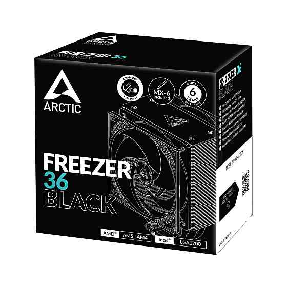 Кулер процесорний Arctic Freezer 36 Black SI (AOCPU00012A) ( 23924 ) Харків